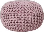 Beliani Trendy Conrad Ottomani roosa puuvillast 40 x 25 cm