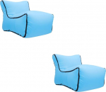 Yardwe Pack of 2 T&auml;ispuhutav diivan T&auml;ispuhutav lamamistooli padi aiam&ouml;&ouml;blile T&auml;ispuhutav tool Beach Lounger Diivan Tool &Uuml;he kihi lennunduse langevarju nailon materjal Outdoor Travel