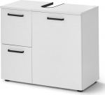 VANICE Vannitoa tualettruum, valge, FSC-sertifikaadiga, vannitoakapp, palju ruumi, 70 x 60 x 35 cm (B x K x S)