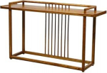 Konsolentische f&uuml;r Flur, schmale Ablage hinter dem Sofa, Marmor-Spiegel-Display, moderner Eingangstisch, rustikaler Konsolentisch im Landhausstil, 150 cm schmaler, langer Sofatisch f&uuml;r das W