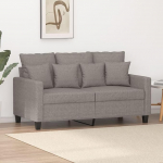 Mengtu 2-kohaline diivan Kahekohaline diivan Diivan Lounge diivan Relax diivan Pehmendusega diivan K&uuml;lalissuvila Diivan Elutuppa Magamistoas K&uuml;lalistetuppa Taupe 120 cm Kangas