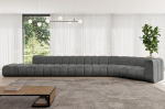 ALTDECOR Modulares Diivan Ecksofa L-forma nurgas modulaarne diivan Eckcouch Diivan Wohnlandschaft Diivan Bodensofa Polstersofa Tilmo-L3-581x194x70 cm Dunkelgrau