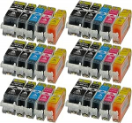 Kassetid CHIP ja tasemen&auml;idikuga X30 Canon Pixma iP4850, MG5150, MG5250, MG6150, MG8150 jaoks, mis asendavad PGI - 525BK, CLI - 526C, CLI- 526 M, CLI - 526Y ja CLI - 526BK.