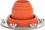 QWORK&reg; telkimispliidi torukate roostevabast terasest tihendus&auml;&auml;rikuga, silikoonist torukate vastupidav kuni 300 ℃, sobib 45-85mm torudele