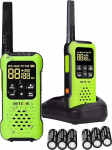 Retevis RT649P Walkie Talkie, ujuv veekindel IP67 raadio, PMR 446 litsentsivaba, 16 kanalit, SOS h&auml;ire, LED-tuluke, Walkie Talkie surfamiseks, p&auml;&auml;stmiseks, h&auml;daabiks, kajakiks, kalap&uuml;&uuml;giks, jahiks,
