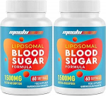 Liposomaalne Berberine Supplement 1500mg (2 Pack) - toetab GLP-1 sekretsiooni K&otilde;rge annusega Berberine HCL antioks&uuml;dant AMPK aktivaator Suurep&auml;rane imendumine ilma gluteeni ja soja 120 kapslit