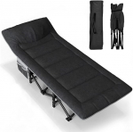 ATORPOK SHOP Camping Bed Folding Extra Wide Folding Bed Camping Bed for Outdoor Garden Indoor