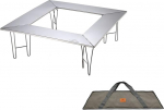 Campingmoon Camping BBQ Table with Canvas Carry Bag (T-500))