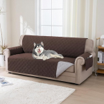 BellaHills 100% veekindel diivanikate, 3-kohaline diivanikate (51 x 172 cm), diivanikaitse koos libisemisvastase aluskattega elutuppa, pruun