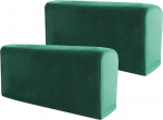 Stretch Armrest Covers Paks Stretchy Non-Slip m&ouml;&ouml;bli kaitsja pestav tugitool Slipcovers for Recliner Chair Covers Dark Green 2 Pack
