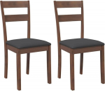 vidaXL S&ouml;&ouml;gitoatoolid koos padjadega 2 pruunist t&auml;ispuidust kummist k&ouml;&ouml;gitooli k&uuml;ljetool s&ouml;&ouml;gitooli s&ouml;&ouml;gitooli elutoa tool restorani tooliga