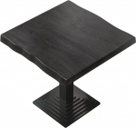 GGMM&Ouml;BEL Peruu s&ouml;&ouml;gilaualauaplaat Tree Edge Bistro spoonist lauaplaat 70 x 70 cm Wenge must