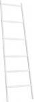 Navaris Towel Ladder Wooden Ladder Made of Bamboo - Bamboo Ladder for Towels Clothing Accessories - Wooden Ladder for Bathroom Wardrobe Bedroom - White