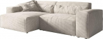 DELIFE Sirpio nurgadiivan XL Cord Beige 270 x 170 cm Reguleeritav pikadiivan XL Cord Beige 270 x 170 cm Reguleeritav pikadiivan