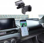 METYOUCAR auto mobiiltelefoni hoidik Mazda MX-5 ND 2016-2024 keskne &otilde;huventilaator paremal k&uuml;ljel p&ouml;&ouml;ratav fikseeritud mobiiltelefoni hoidik autole, mis sobib iPhone'ile, Androidile ja universaalsetele nutitelefonidele (Clip/Style A)