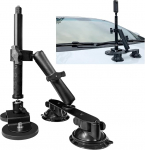 Higatful iminapakett autokinnituskomplekt Insta360 ONE X3 X2 X RS R GO 2 3 iminapakettide magnetiline kinnitus koos 120cm Selfie Stickiga, mis &uuml;hildub GoPro Hero12 11 10 9 8 7-ga