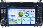 6G + 128G IPS 7-tolline Android 15 Double DIN autoraadio Mercedes Benz A/B-klassile W639 W906 Vito Viano GPS tahavaatekaamera + MIC toetab Carplay/DSP/DAB/WiFi/BT5.0/USB/MirrorLink/SWC/FM/AM