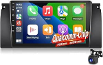 [Qualcomm 8-Core 4+64G] Android autoraadio BMW X5 E53 E39 M5 E38 1999-2006, traadita CarPlay & Android auto, 9" IPS puuteekraaniga raadio, GPS, DSP, WiFi, Plug and Play uuendamine.