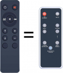 TCNOUMT kaugjuhtimispuldi asendamine, mis &uuml;hildub Canton DM Surround Soundbar s&uuml;steemiga DM100 DM50 DM55 DM60 DM75 DM8