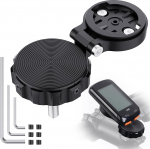 DDJ &uuml;hildub Garmin Edge'iga AirTag Bike Stem Cap Mount, 1,5" & 1,5" peakomplekt veekindel vargusvastane Airtag Mount Wahoo Elemnt, Cateye, Bryton GPS ratta jaoks