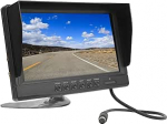 Tagfahrmonitor, Tagfahrkamera Monitor, 9 Zoll IPS Bildschirm, HD 4 Wege Videoeingang, Tagfahranzeige f&uuml;r LKW, Wohnmobil, Van, Anh&auml;nger, Pkw