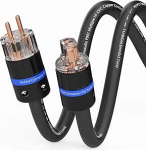 Monosaudio P901 HiFi toitejuhe 4.5Sq 1 m vask varjestusega 2-pin High End IEC kaabel OFC AC Audiophile toitejuhe EL Schuko pistikuga + IEC C15 pistikupesa DVD/v&otilde;imendi/dekooder/subwoofer/AMP jaoks