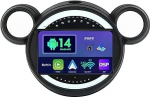 SXAUTO Android 14 IPS autoraadio BMW Mini Cooper R56 R60 (2007-2014) - Sisseehitatud CarPlay Android auto - Tagurduskaamera tasuta - 2G + 32G - Juhtrattajuhtimine DAB Fast Boot Bluetooth - 2 DIN 9