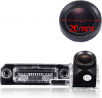 20 mm objektiivi HD v&auml;rviline parkimisabi auto tagurduskaamera Super laia nurga veekindel &ouml;ise n&auml;gemise autokaamera VW Caddy B5 B6 Passat 3C 3B Jetta Sagitar Multivan T5 Golf Plus Polo jaoks