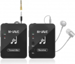 M-Vave WP9 traadita k&otilde;rvamonitoris&uuml;steem 2,4 GHz saatja ja vastuv&otilde;tja Clip On Design USB laetav mustanahaline