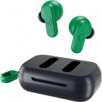 Skullcandy Dime 2 juhtmevabad k&otilde;rvaklapid, 2 tundi aku kestvust, mikro, &uuml;hildub iPhone'i, Android ja Bluetooth seadmetega - tumesinine/roheline (v&auml;ljalangenud mudel)