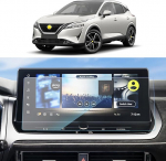 SKTU Kaitsekile &uuml;hildub Niss&alpha;n Qashqai J12 / X-Trail e-Power 2022-2024 Navigatsiooniekraani kaitsekile 12.3 tolliga