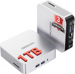 GEEKOM A6 miniarvuti AMD Ryzen 7 6800, 16GB uuendatav DDR5 RAM (ei ole fikseeritud LPDDR, kuni 96GB) + 1TB SSD, miniarvuti Windows 11 Pro-ga, miniarvuti m&auml;ngimiseks ja kontoriks