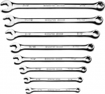 Capri Tools XT90 WaveDrive Pro kombineeritud mutriv&otilde;tmekomplekt tavaliste ja &uuml;mardatud poltide jaoks, 5/16 kuni 3/4 tolli, SAE, 8-osaline, 8-osaline sae/rull-kotiga (CP11750-8SPK)