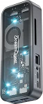 DreamQuest Mini PC Stick Linux, Intel N95 (kuni 3,4 Ghz) 12 GB LPDDR5 512 GB M.2 SSD Micro Computer Desktop PC Stick, Dual HDMI + Type C (10 Gbps)/Bluetooth 5.3/WiFi 6/USB3.2 koju/kontorisse