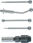 5-teiliges Oszillator- und Mittelfinder-Set f&uuml;r Fr&auml;smaschinen - Inklusive Bohrfutterhalter, Nadelspitze, 0,6 cm Kugel, 0,3 cm Scheibe & Offsetanzeigehalter