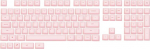 EPOMAKER AegisSil Custom Keyboard Keycaps Set Silicone Material Cherry Profile 113 klahvi 65%/75%/96%/Full Size for Cherry MX Kailh Outemu Gateron Mechanical Gaming Keyboard (roosa)