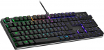 Cooler Master SK652 mehaaniline klaviatuur (t&auml;issuuruses) - lamedate ujuvklahvidega, RGB-valgustus, juhtmega USB Type-A port, PC ja MacOS &uuml;hilduv - FR paigutus, punased l&uuml;litid