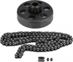 Tsentrifugaalne sidur Go Kart, Mini Bike, 19 mm 3/4-tolline ava, 12 hammastega, #35 keti kruvide komplektiga