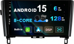SXAUTO - 6G + 128G - Android 14 IPS autoraadio Nissan XTrail Qashqai j11 Rouge (2014-2018) - Sisseehitatud Carplay/Android Car - Kaamera + MIC - DAB roolijuhtimispult kiire boot 360-CAM - 2 DIN 10.1