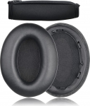 JHZZWJ Asendusk&otilde;rvapadjad Sony WH-1000XM3 (WH1000XM3) jaoks Faux Leather k&otilde;rvapadjad