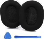Asendatavad k&otilde;rvapadjad Razer Blackshark V2 / V2 Pro Gaming Headsetile, k&otilde;rvapadjad pehme m&auml;luvahuga ja hingava v&otilde;rkpinnaga, k&otilde;rvaklappide asendamine suure tihedusega m&uuml;raisolatsiooniga (must)