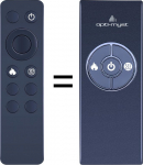 Dimplex Opti-myst siseruumide elektrik&uuml;ttekoldele DI12011 sobiv asenduspult, 3 nuppu