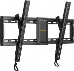 Perlegear TV seinakinnitus, kallutatav telerihoidik 37-82-tollistele lamedatele ja kumeratele LED/LCD/OLED/Plasma teleritele, Max VESA 600 x 400 mm, 60 kg kandev&otilde;ime, reguleeritavate t&otilde;mbel&otilde;ngadega