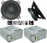 WOOFER CIARE CW100Z k&otilde;lar 10 cm 100 mm 4 tolli 40 Watt RMS 80 Watt Max impedants 4 Ohm auto uksed kummist vedrustus must komplekt 2 + 5 tasuta kleebistega