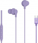 Celly, lillad USB C k&otilde;rvaklapid koos vastamisnupu, helitugevuse reguleerimise ja sisseehitatud mikrofoniga