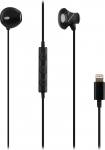 T'NB juhtmega k&otilde;rvaklapid, Lightning-&uuml;hendus, poolk&otilde;rvaline stereoheli, sisseehitatud mikrofon, &uuml;hildub Apple iPhone/iPadiga, MFI sertifitseeritud, mustad