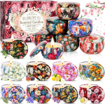 L&otilde;hnak&uuml;&uuml;nlad kinkekomplekt, 16 tk l&otilde;hnak&uuml;&uuml;nla, l&otilde;hnak&uuml;&uuml;nla komplekt naistele, looduslik sojavaha k&uuml;&uuml;nal, k&uuml;&uuml;nlad kingitus j&otilde;uludeks, s&uuml;nnip&auml;evaks, s&otilde;brap&auml;evaks, halloweeniks (16 l&otilde;hna)