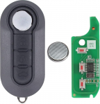 Doo Engy Key kaugjuhtimispult klappv&otilde;ti 3 nuppu auto v&otilde;tme edastamise &uuml;ksus ID46 433 MHz elektroonilise kaardiga v&otilde;tme puhul freesimine 500 500L Grande Punto 199 Punto Evo Bravo jaoks