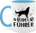 Tasse Tassen 325ml - Statement - Rudelf&uuml;hrer - 325 ml - Hellblau - kaffetassen spr&uuml;che statements kaffeetasse statement-tasse frohes neues jahr new year statement-spruch mit