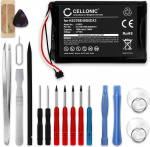 CELLONIC 1 x aku navigatsiooniseadme jaoks, mis &uuml;hildub Garmin Edge 800, Edge 810, Edge Touring, KE37BE49D0DX3 (1000 mAh, 3,7 V) + t&ouml;&ouml;riistakomplekt.